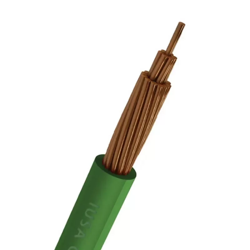 Cable THHW-LS IUSA 10 AWG Verde 100m RoHS Tierra